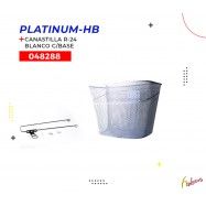 (048288) CANASTILLA R-24 BLANCO CON BASE