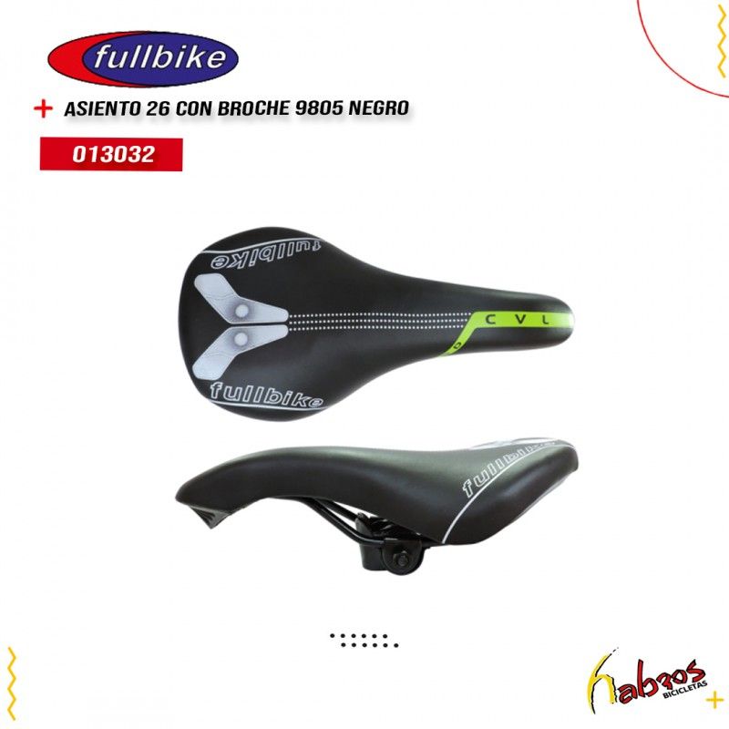 (013032) ASIENTO FULLBIKE C/B 9805 NEGRO