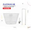 (048293BL) CANASTILLA R-16 BLANCO CON BASE