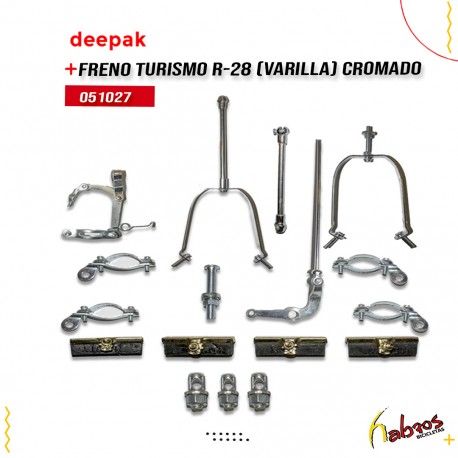 (051027) FRENO DE TURISMO R-28 (VARILLA) CP DEEPAK