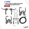 (052098) FRENO V BRAKE13 ALUMINIO  CON PALANCA DE ALUMINIO CON ZAPATA ALLEN