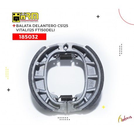 185032 - BALATA DELANTERA CS125,VITALI125,FT150deli 100*