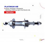 (061105A) MAZA TRASERA 36H X 12G CON SEPARADOR CP PLATINUM-HB