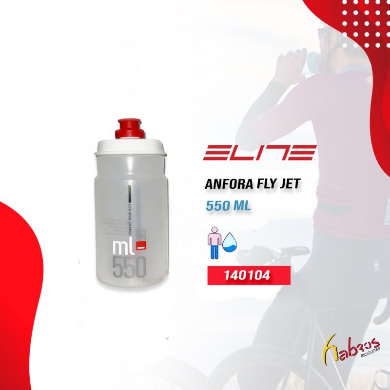 (140104) ANFORA JET TRANSPARENTE LOGO ROJO  750ML SHIMANO