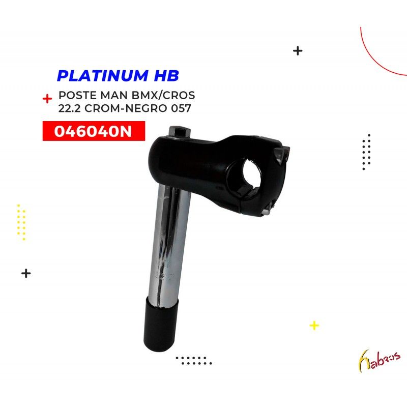 (046040N) POSTE MAN BMX/CROS 22.2 CROM-NEG