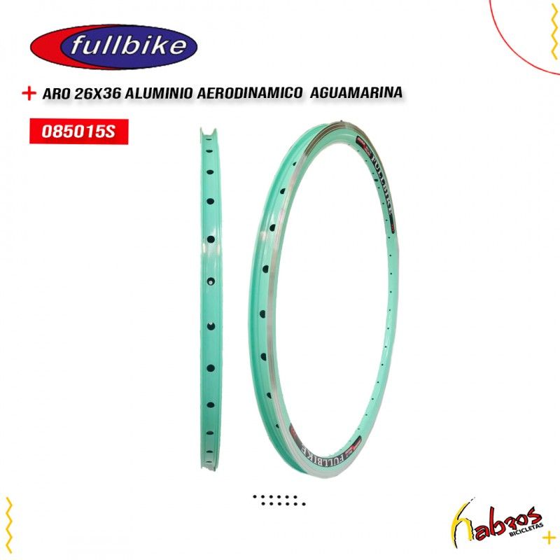 (085015S) ARO 26X36 AL AERODINAMICO FULLBIKE AGUAMARINA