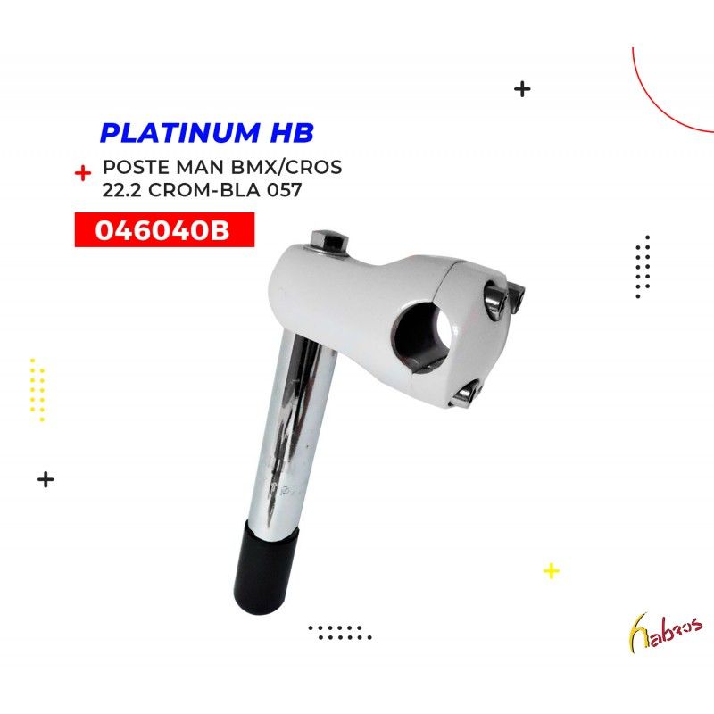 (046040B) POSTE MAN BMX/CROS 22.2 CROM-BLA
