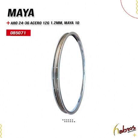 (085071) ARO 24X1.75 ACERO 12G 36H 1.2MM, MAYA