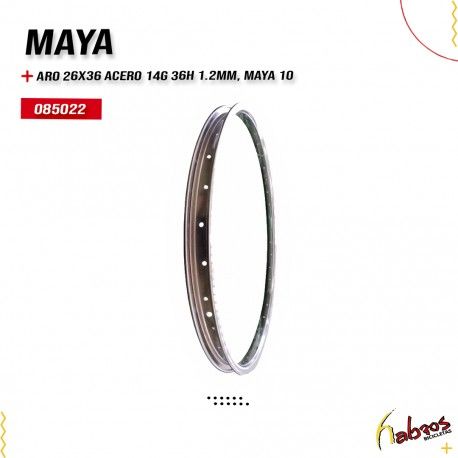 (085022) ARO 26-36 MTB 1.2MM 14G  36H ACERO MAYA