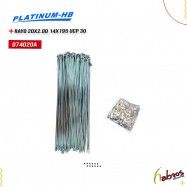 (074020A) RAYO 20X2.0 (14X145MM) PLATINUM-HB