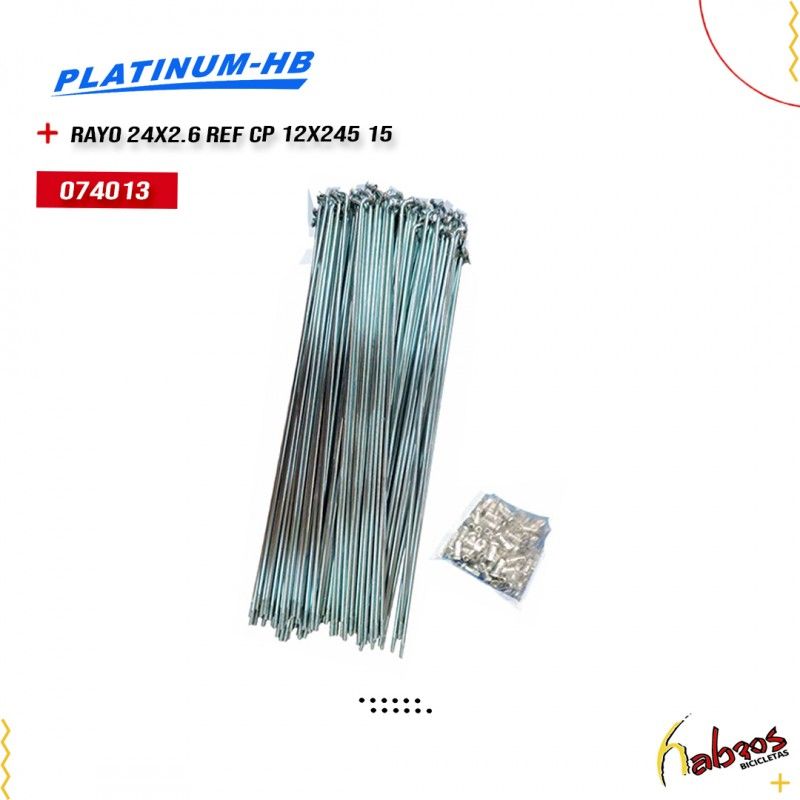 (074013) RAYO R-24X2.6 REFORZADO CP 12X245MM PLANITUM-HB