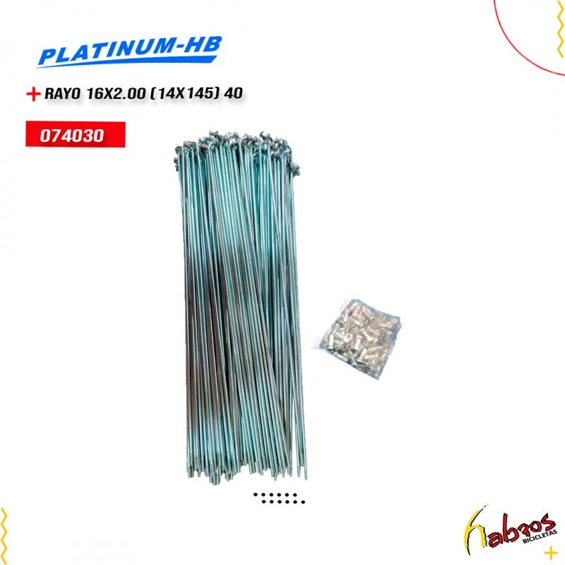 (074030) RAYO 16X2.00 (14X145) PLATINUM HB