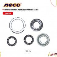 105007 (TAZAS CENTRO NECO CROMADO )