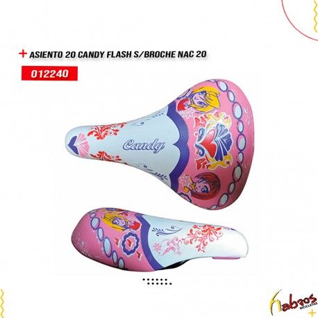 (012240) ASIENTO R-20 CANDY FLASH SIN BROCHE CON TAPA SELLADO NAC