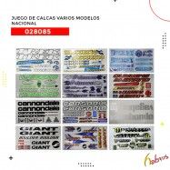 (028085) JUEGO DE CALCAS VARIOS NAC