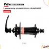 (060800D) MAZA DELANTERA 32 HOYOS MARCA NOVATEC MODELO D791SDB C/BLOQUEO NEGRA
