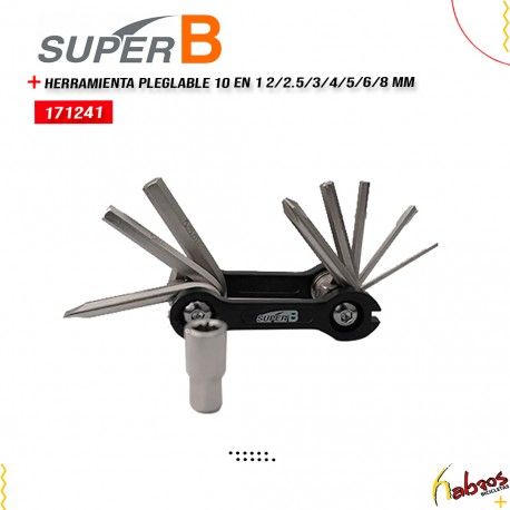 (171241) MULT IHERRAMIENTA SUPER B PLEGABLE 10 EN 1