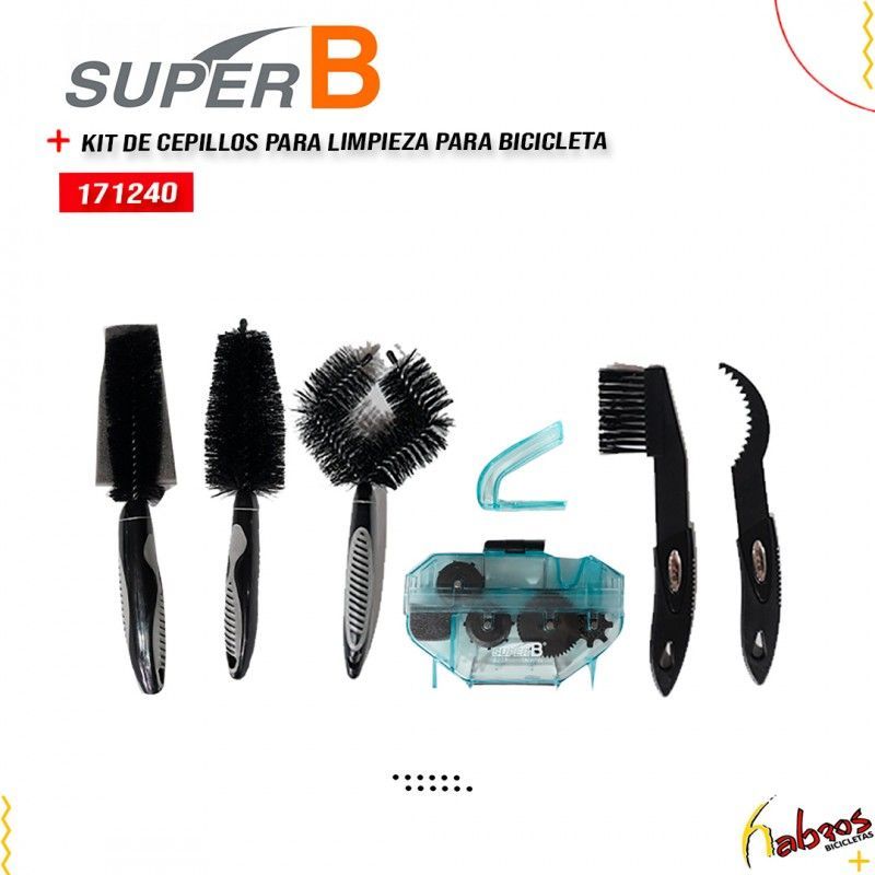 (171240) CEPILLOS SUPER B PARA LIMPIEZA DE BICICLETA