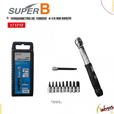 (171213) TORQUIMETRO  SUPER B DE TORQUE 4-24NM