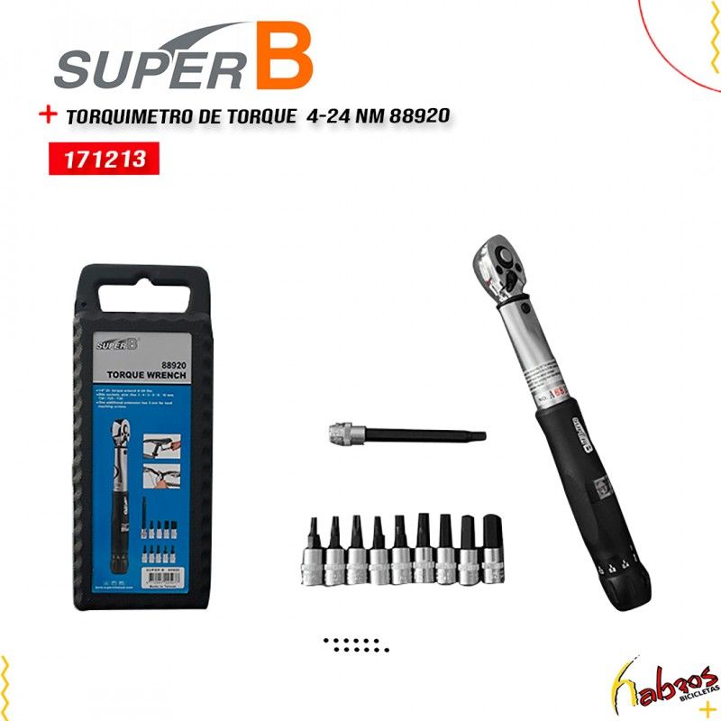 (171213) TORQUIMETRO  SUPER B DE TORQUE 4-24NM