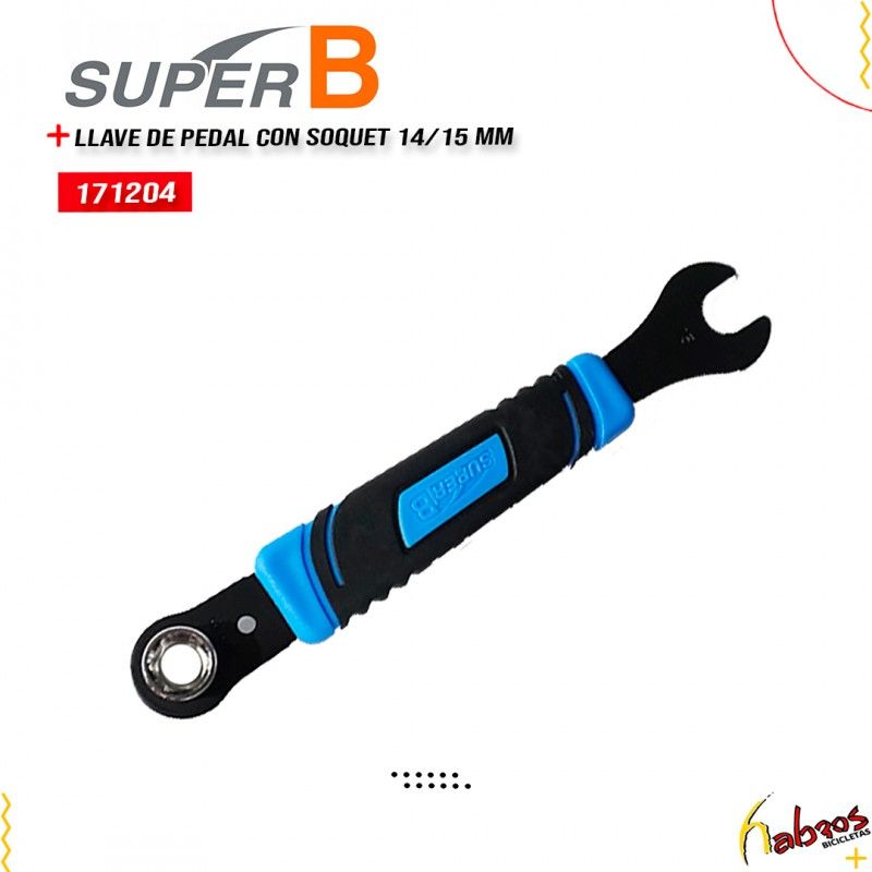 (171204) LLAVE PARA PEDAL 15M Y DADO SUPER B