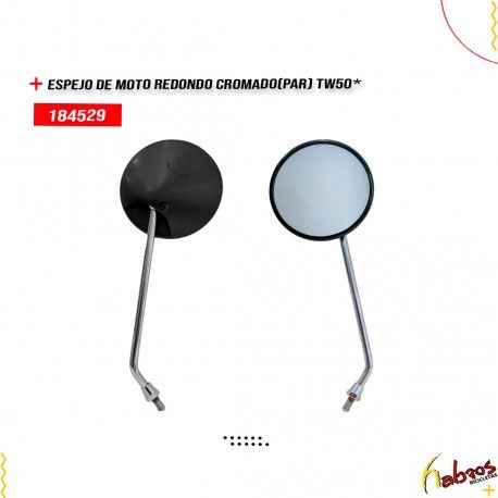 (184529) ESPEJO D MOTO OVAL ST70,ST90(par) TW 50*