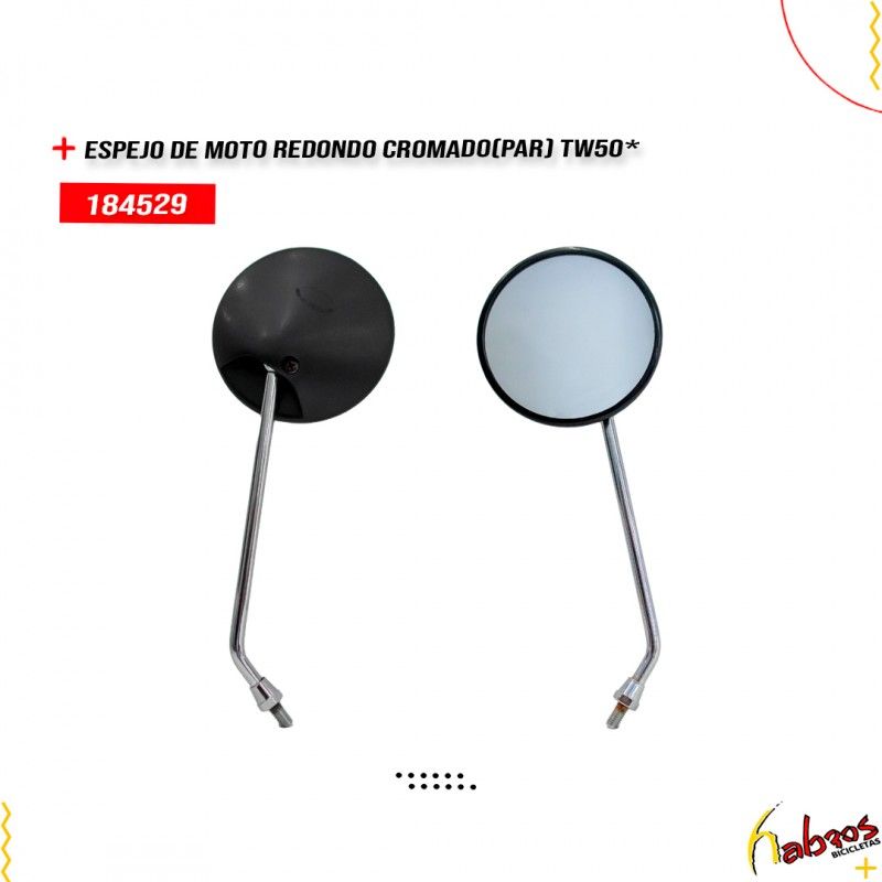 (184529) ESPEJO D MOTO OVAL ST70,ST90(par) TW 50*