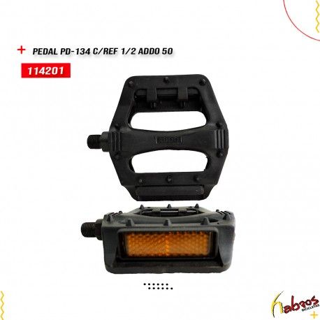 (114201) PEDAL ADDO PD-134 CON REFLECTOR 1/2 50