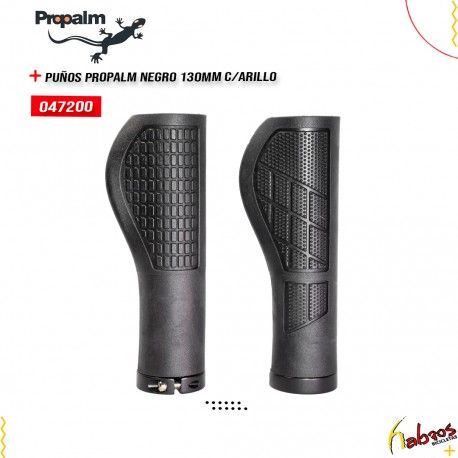 (047200) PUÑOS PROPALM NEGRO 130MM CON ARILLO
