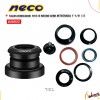 (035033) TAZA DE DIRECCION NECO H151S NEGRO semi- 1"1/8  1.5