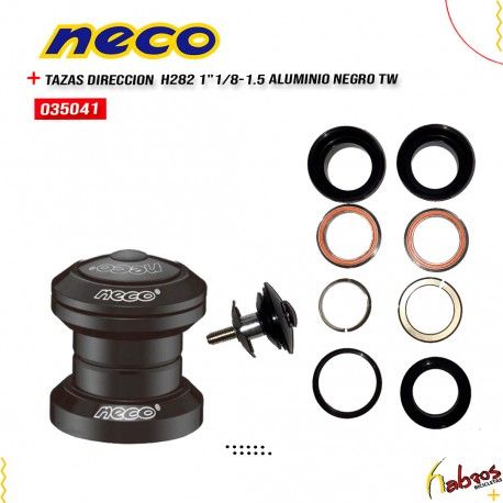 (035041) TAZA DIR NECO H282 1"1/8-1.5 ALUM NEG