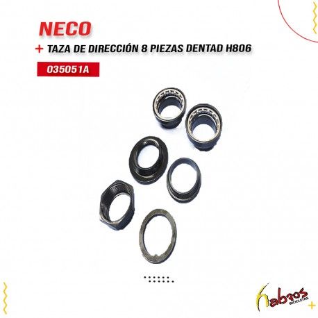 (035051A) TAZA DIRECCIÓN 8PZ DENTADA H806 NECO