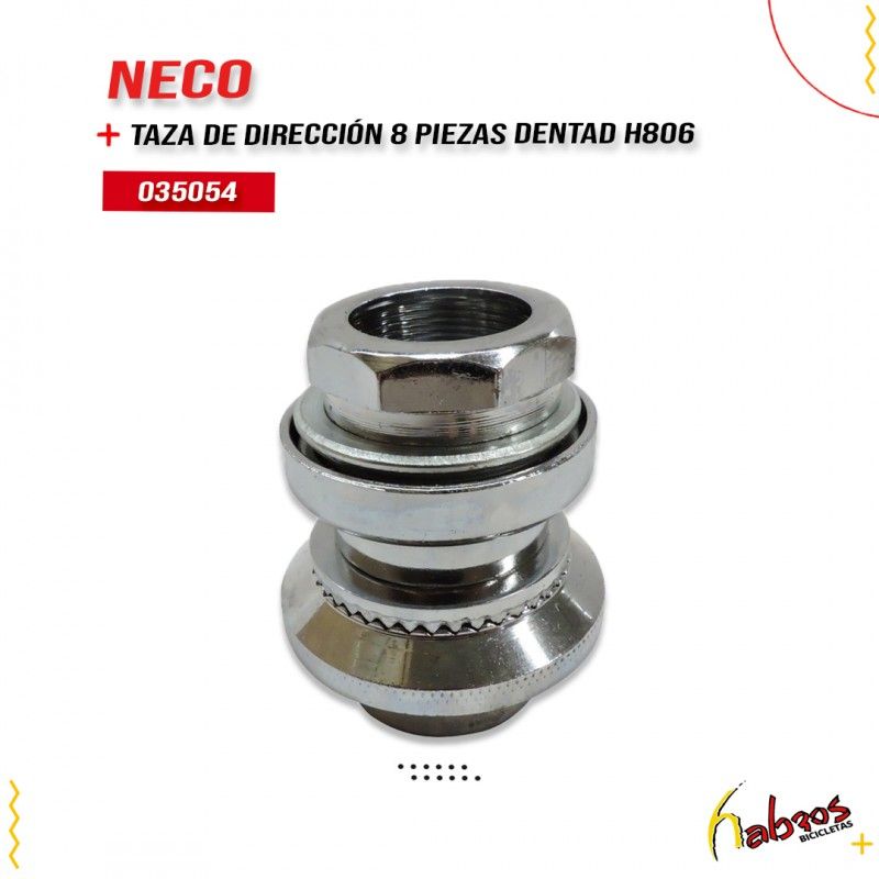(035054) TAZA DIRECCIÓN 8PZ DENTADA H806 NECO