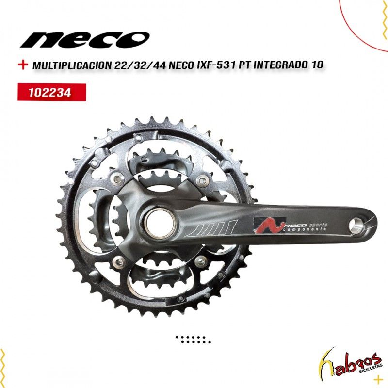 (102234) MULTIPLICACIÓN  22/32/44 NECO IXF- 531 PT  INTEGRAD
