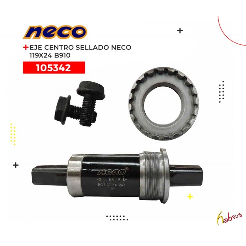 (105342) EJE DE CENTRO SELLADO 119/24 B910 NECO CAJITA
