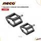 (112035) PEDAL MTB 9/16 NECO WP-703S ALUMINIO NEGRO