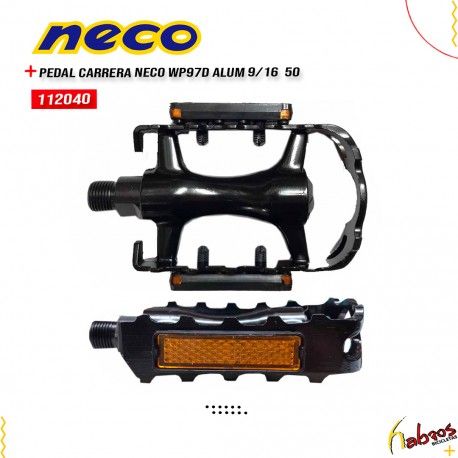 (112040) PEDAL CARRERA NECO WP97D  ALUMINIO 9/16