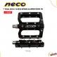 (112053) PEDAL DE ALUMINIO NECO TW MODELO:WP908A MEDIDA:108X108MM PESO:522GR (PAR) C/ BALERO SELLADO