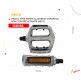 (112056) PEDAL MTB WP313 ALUMINIO CON BALA 9/16 CON REFLEJANTE