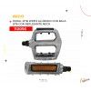 (112056) PEDAL MTB WP313 ALUMINIO CON BALA 9/16 CON REFLEJANTE
