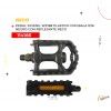 (114166)PEDAL INFANTIL NECO WP188  9/16 negro