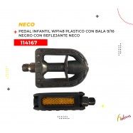 (114167) PEDAL INFANTIL NECO WP148 9/16 negro