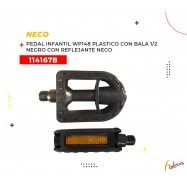 (114167B) PEDAL INFANTIL NECO WP148 1/2 negro