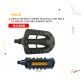 (114169B) PEDAL INFANTIL NECO PLÁSTICO NEGRO WP190 1/2