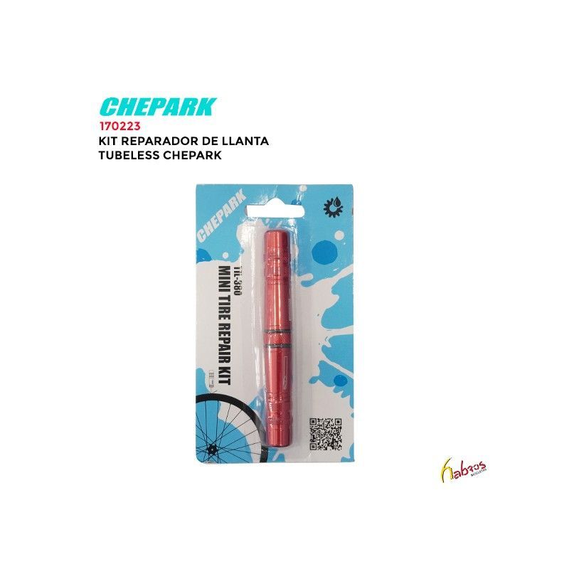 (170223) KIT REPARADOR DE LLANTAS TUBELES CHEPARK