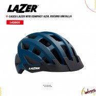 (140805) CASCO LAZER MTB COMPACT AZUL OSCURO UNITALLA