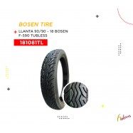 (181081TL) LLANTA 90/90-18 BOSEN F-590 TUBELES  2