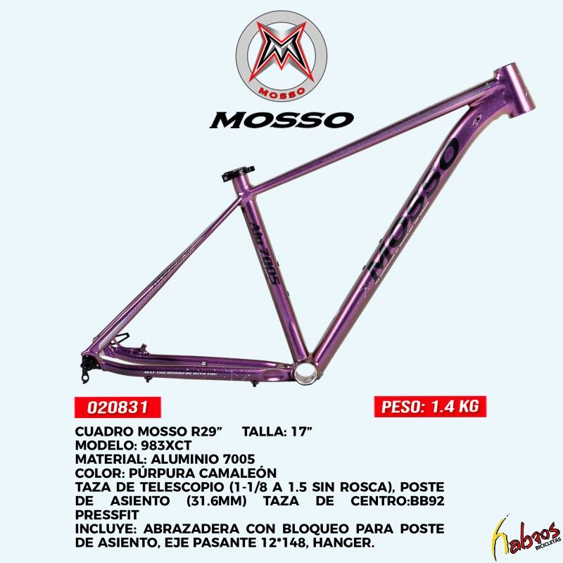 (020831) CUADRO MOSSO 983XCT R29 T17 PURPURA CAMALEÓN E.P