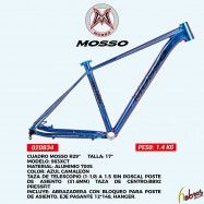 (020834) CUADRO MOSSO 983XCT R29 T17 AZUL CAMALEÓN EJE PASANTE