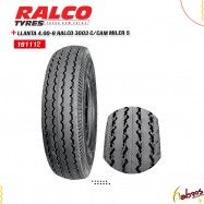 (181112) LLANTA 4.00-8 RALCO 3003 CON CAMARA MILER 5